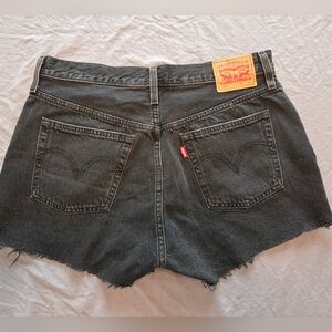 Levi’s~501 Original High Rise Denim Shorts~Black~Size 31